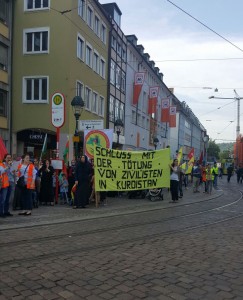 Demo für Frieden in der Türkei, 27.05.16, Freiburg